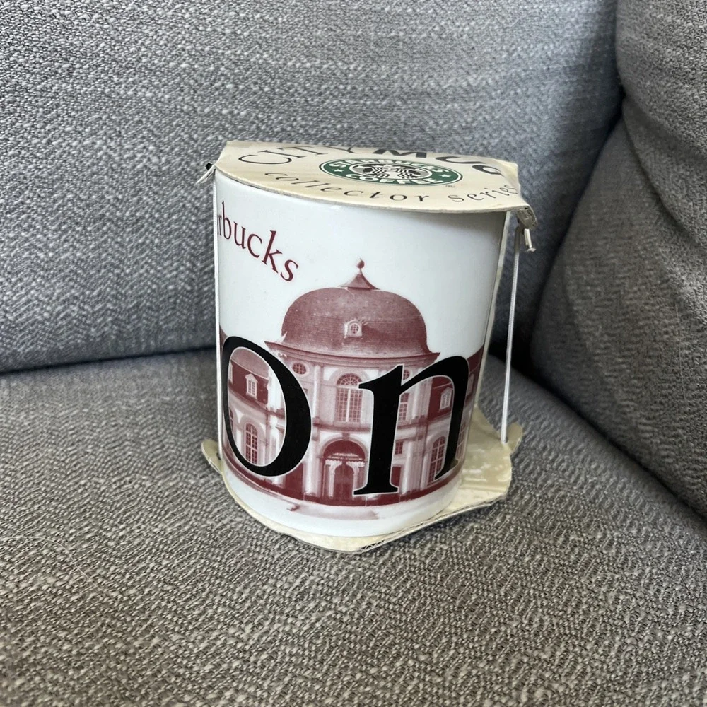 STARBUCKS BONN , GERMANY 2002 Collector Series Coffee MUG New